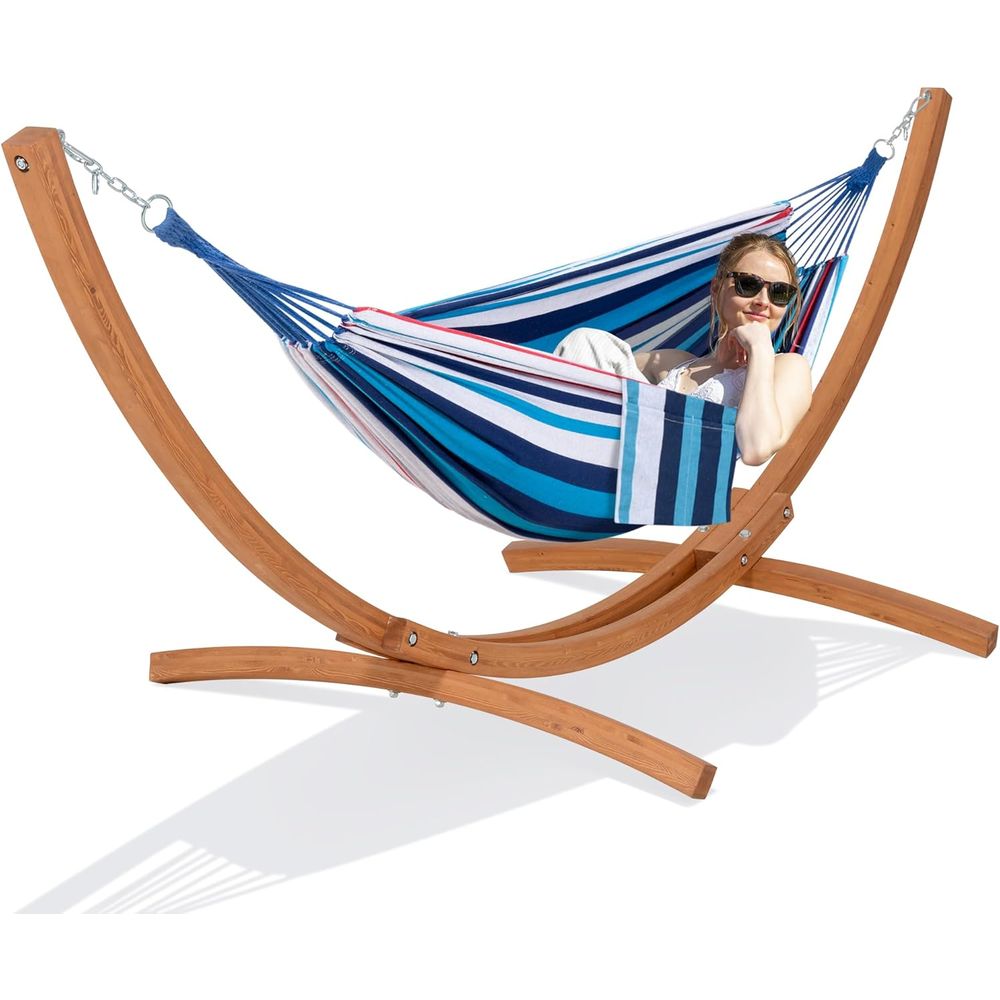 Hammock With Stand - Outdoor Hammock with Stand Included, Portable