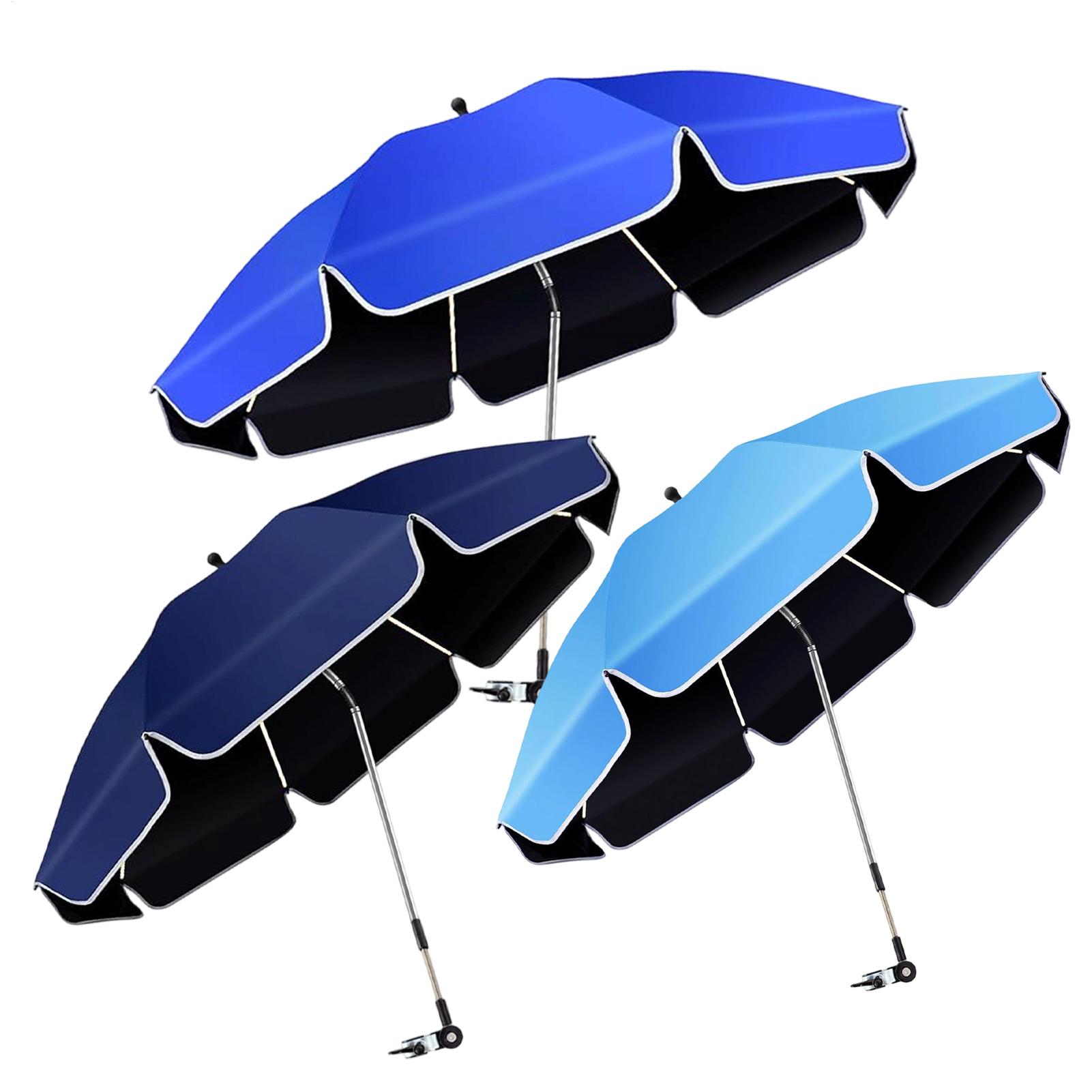 Outdoor Furniture Umbrella - Waterproof Beach Chair Umbrella With Clamp