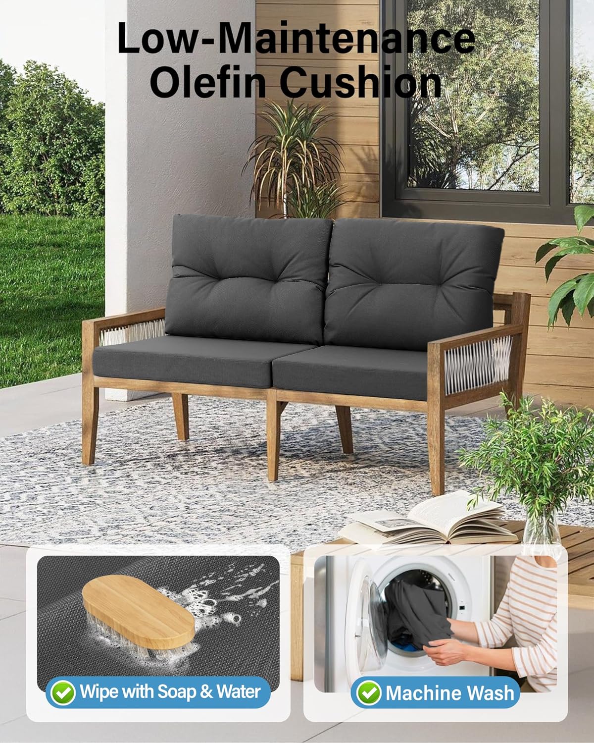 Outdoor Patio Furniture Dark G - đánh giá và giá Outdoor Furniture Cushions 24 X 24