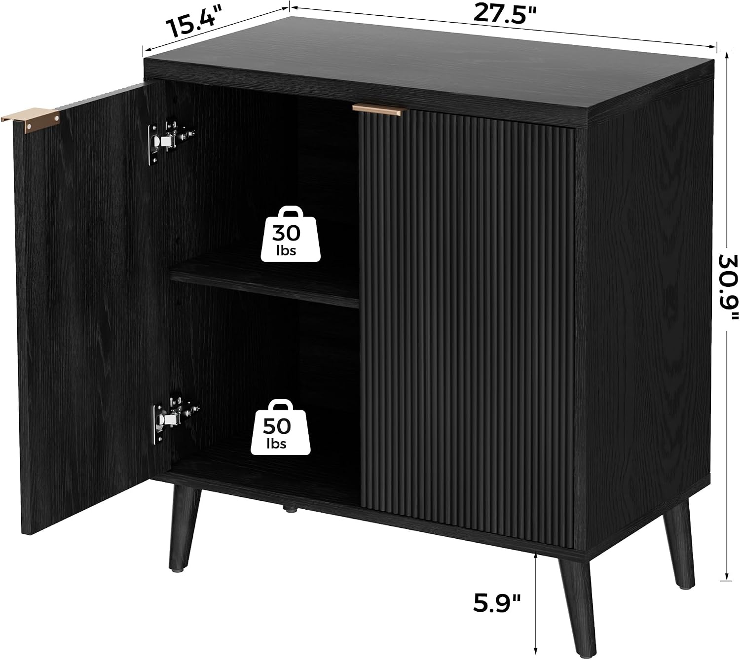 Fluted Buffet Cabinet With Sto - đánh giá và giá Outdoor Furniture Dining