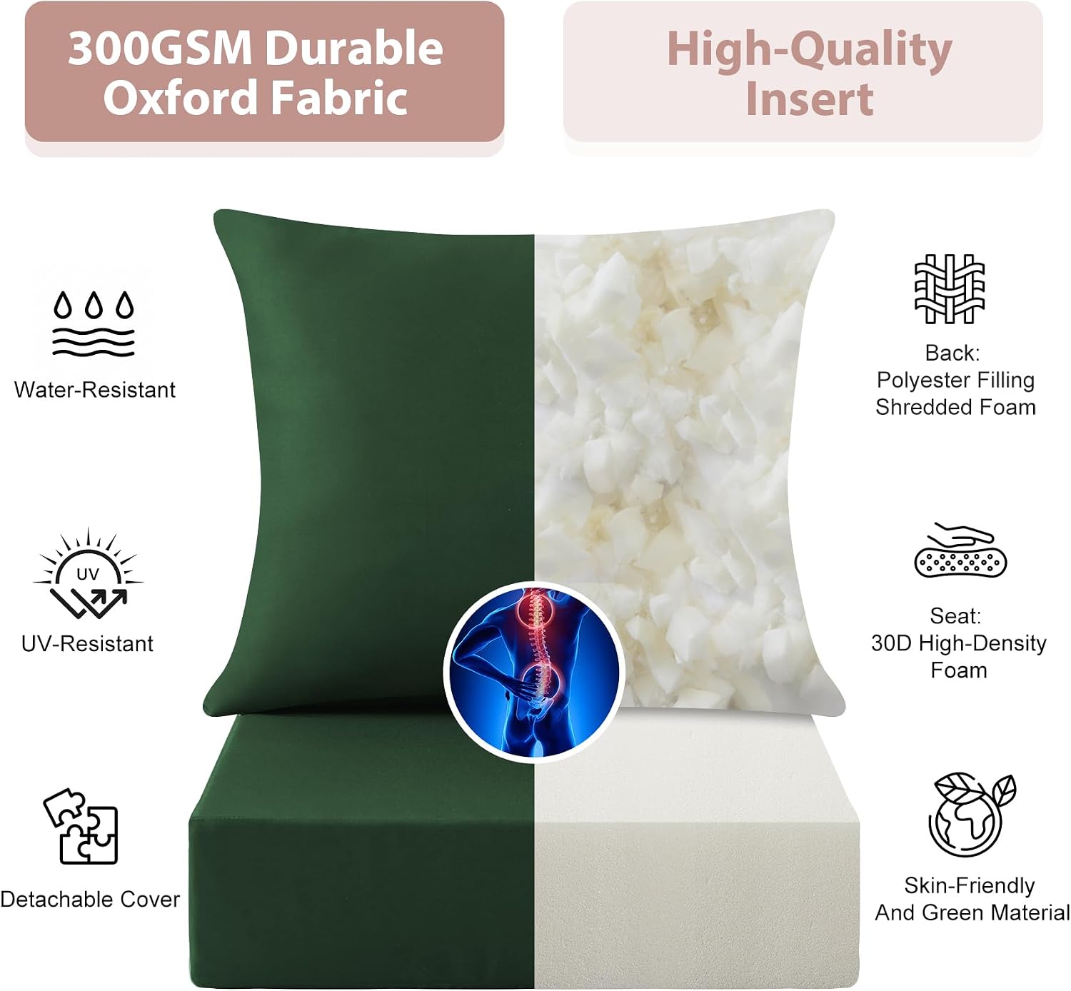 Outdoor Deep Seat Cushion Set, - đánh giá và giá Outdoor Furniture Cushions 24 X 24