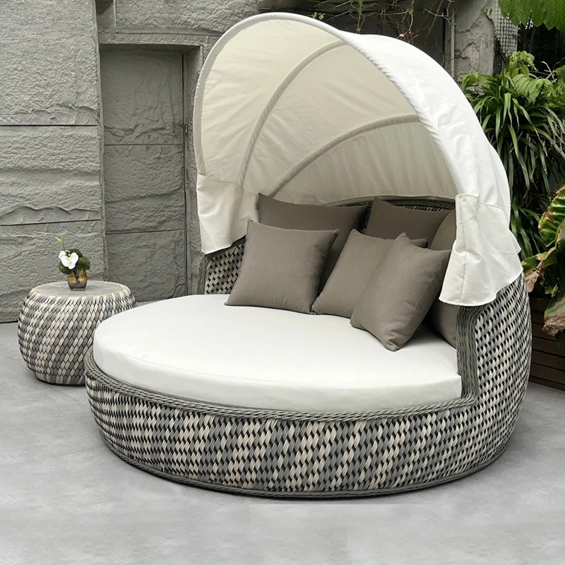 Daybed,Anti-UV Rustproof Round - đánh giá và giá Outdoor Daybed Furniture