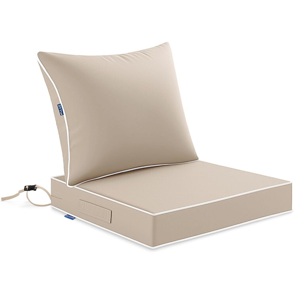 Beige Outdoor Seat Cushion 24x - đánh giá và giá Outdoor Furniture Cushions 24 X 24