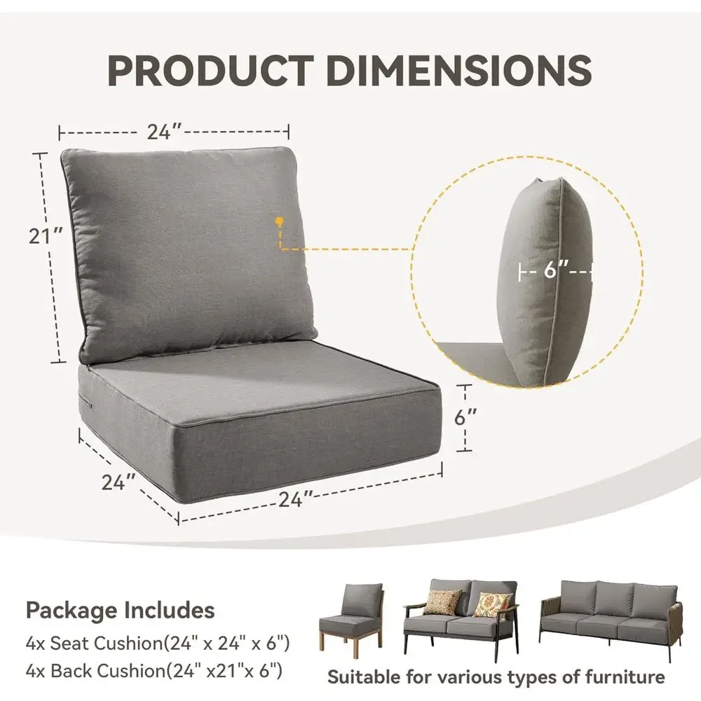 UV & Water Resistant Outdoor C - đánh giá và giá Outdoor Furniture Cushions 24 X 24