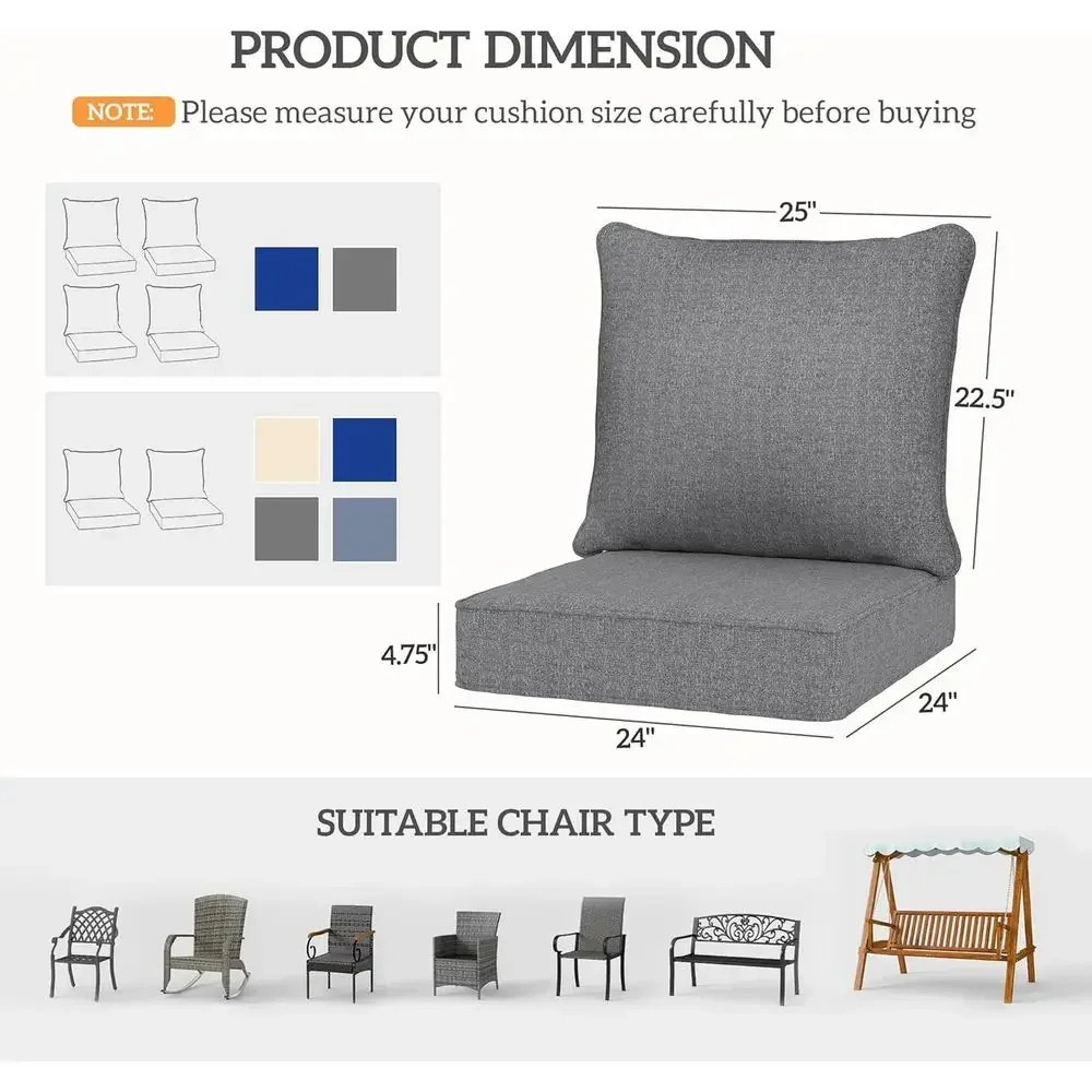 Weather-Resistant Outdoor Chai - đánh giá và giá Outdoor Furniture Cushions 24 X 24