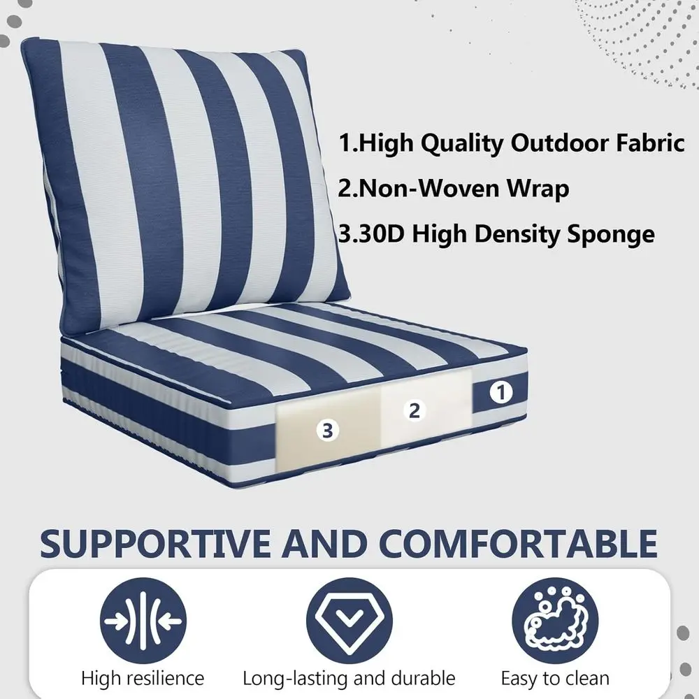 24 x 24 x 6 Outdoor Deep Seat  - đánh giá và giá Outdoor Furniture Cushions 24 X 24