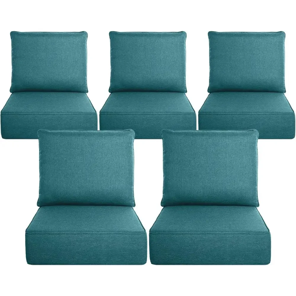 6 Thick Outdoor Cushion Set -  - đánh giá và giá Outdoor Furniture Cushions 24 X 24