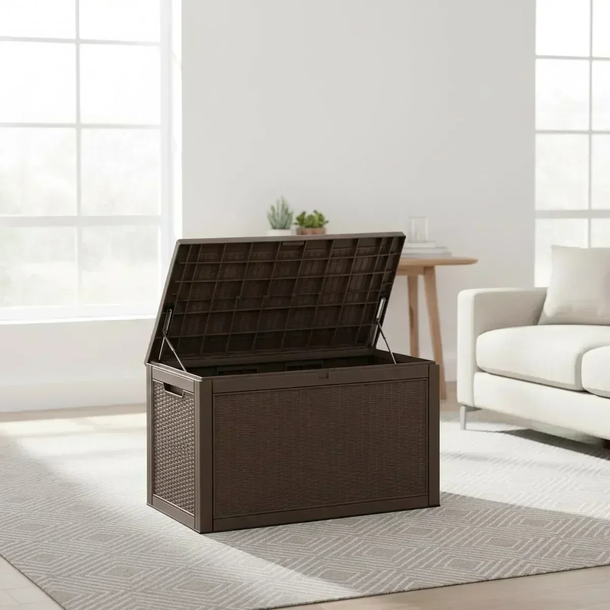 Large Outdoor Storage Bench Wa - đánh giá và giá Outdoor Furniture Bench