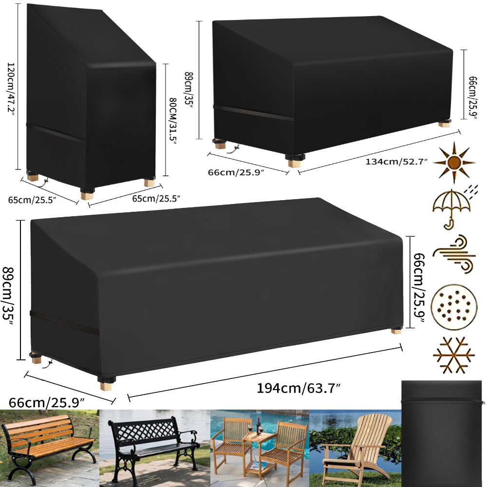 Waterproof Patio Chair Dust Co - đánh giá và giá Outdoor Furniture Bench