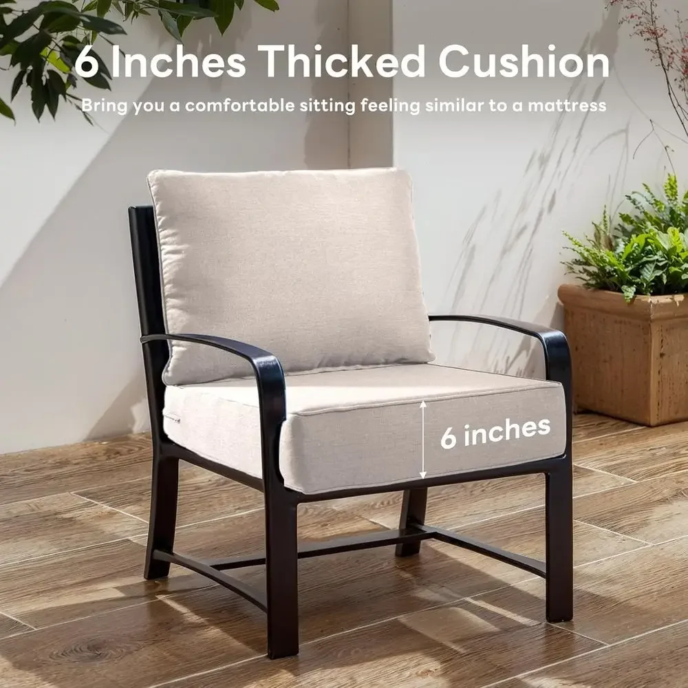 6 Thick Outdoor Chair Cushions - đánh giá và giá Outdoor Furniture Cushions 24 X 24